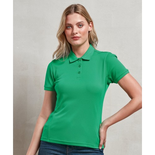 PREMIER Womens Coolchecker® pique 185 GSM Polo Shirt
