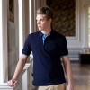 Front Row & Co top Contrast pique elegant 200 GSM Polo Shirt