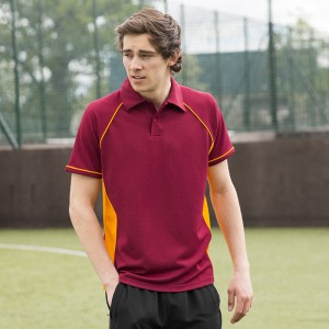 Finden Hales contrast Piped performance 200 GSM Polo Shirt