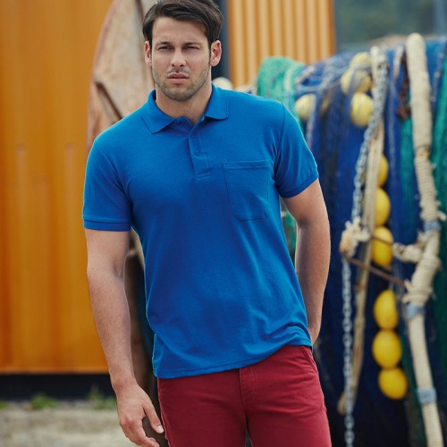 180 GSM Fruit of the Loom 65 35 Pocket polo