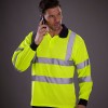 YOKO top Hi vis long sleeve polo (HVJ310) Performance 210 GSM Polo Shirt