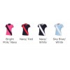 Front Row & Co top Women's diagonal stripe slip fit 200 GSM Polo Shirt