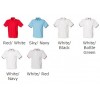 HENBURY 65/35 tipped contrast collar polo